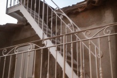 Escalier avec deux limons en plat